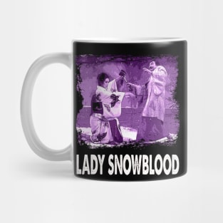 Revenge in Red Lady Characters Command Attention on Movie Apparel Mug